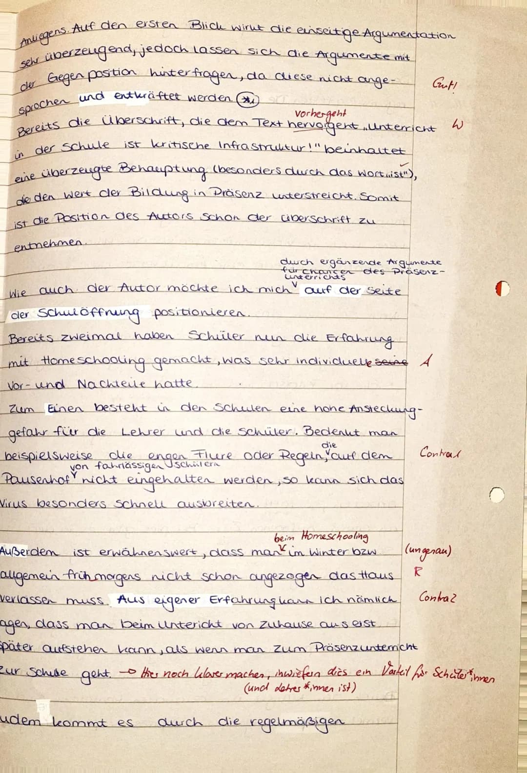 Deutsch 10/SRM
Klassenarbeit Nr. 2- Textgebundene Erörterung
^
Name: Amy Lohmiller
KA 2
Erlaubte Hilfsmittel:
Note:
Duden
Grüner Zettel
Münd