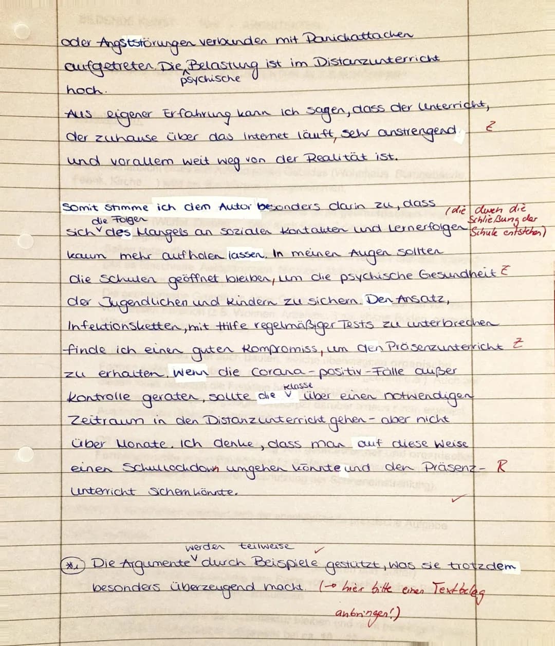 Deutsch 10/SRM
Klassenarbeit Nr. 2- Textgebundene Erörterung
^
Name: Amy Lohmiller
KA 2
Erlaubte Hilfsmittel:
Note:
Duden
Grüner Zettel
Münd