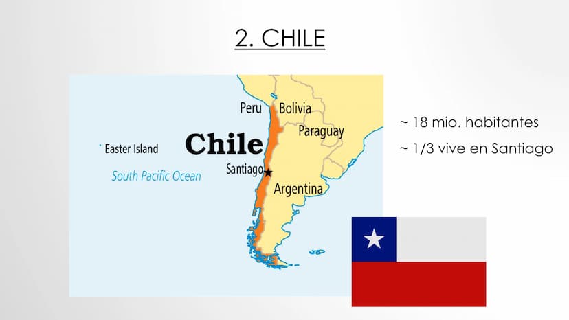   ■
CHILE
UN PAÍS DE CONTRASTES -
(8 LA ESTRUCTURACIÓN
1. Introducción
2. Chile
2.1. Información general
3. Explicación de la tesis ,,Un paí