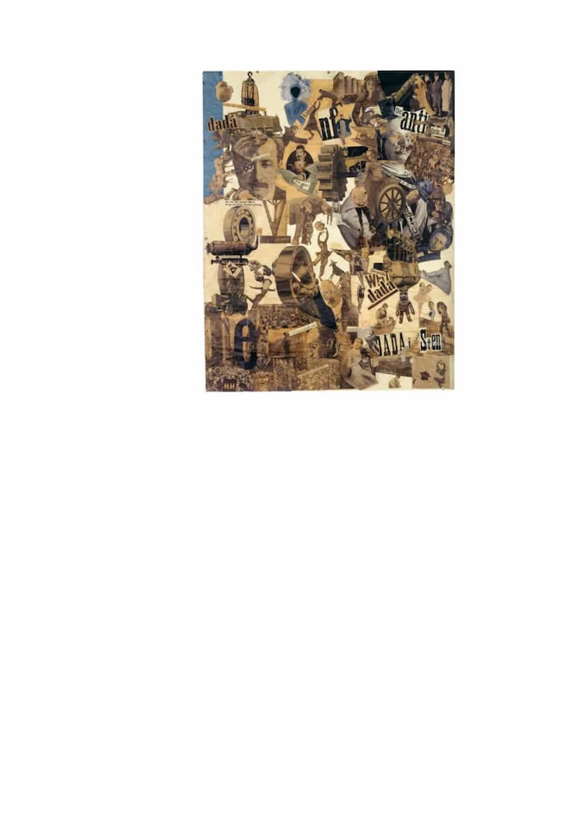 Hannah Höch
Dadaismus:
Der Name Dada kommt vermutlich aus der französischen Kleinkinder Sprache. Dada
bedeutet "Steckenpferd". Mit dieser Be