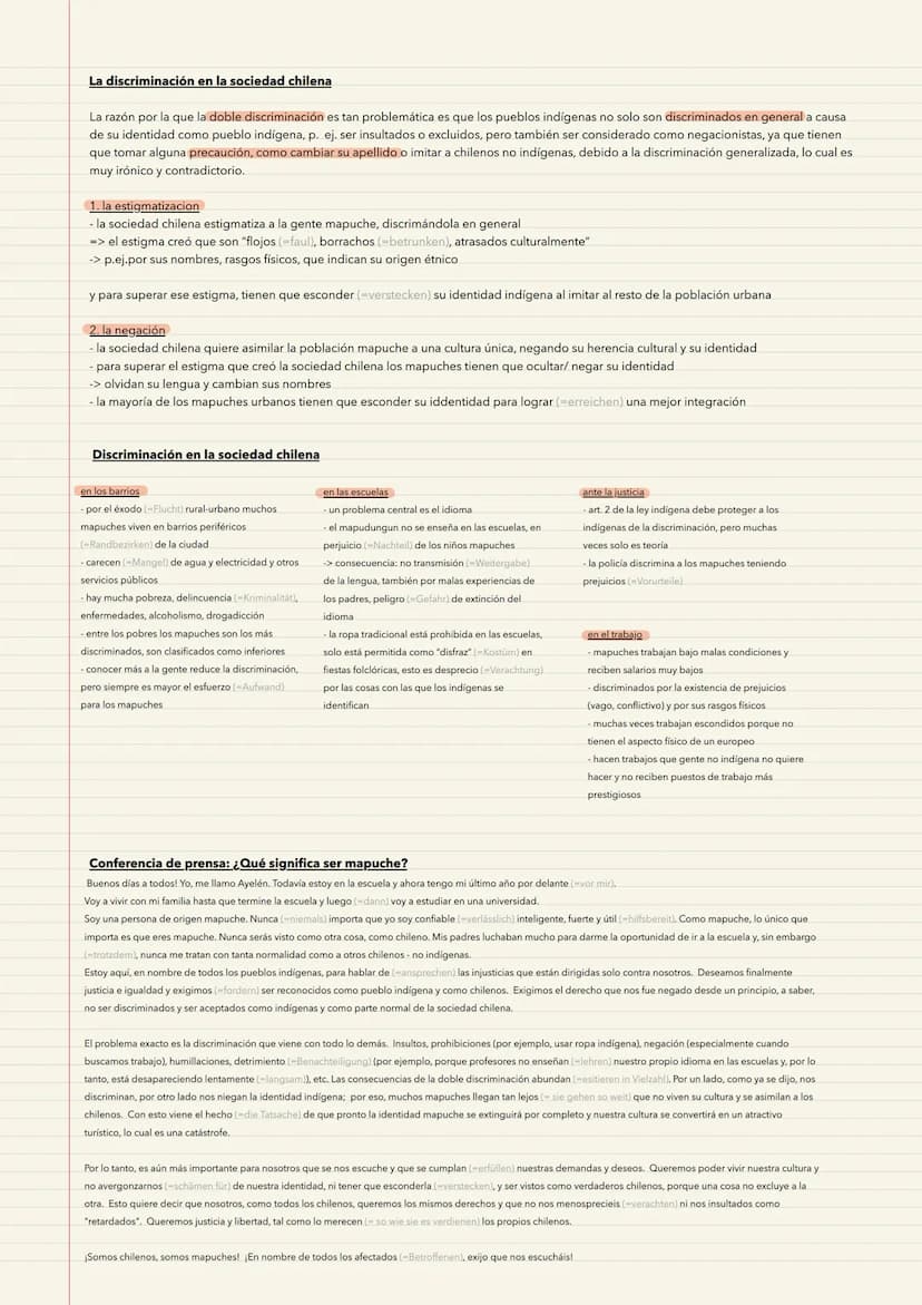 Examen - Pueblos indígenas
Informaciones sobre la vida de los Mapuches
mantener las tradiciones es importante para ellos
lenguaje propio: Ma