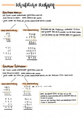 Know Schriftliches Rechnen thumbnail