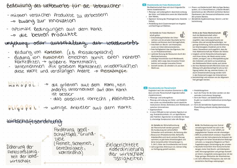 wirtschaft
Marktwirtschaft,
Wettbewerb, konjunktur,....
Merkmale
Organisation der
Wirtschaftsform
Dominante Eigen-
tumsform
Produktionsziele