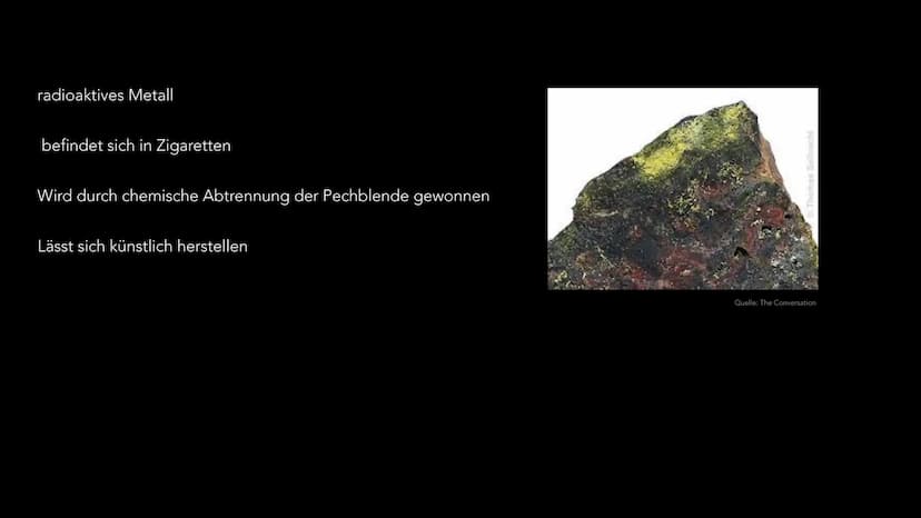 DIE ENTDECKUNG DER KERNKRAFT UND
RADIOAKTIVITÄT
MARIA LOBANOV GLIEDERUNG
●
Curie
Bohr
Meitner und Hahn
Fermi
Uraninit und Radium und Poloniu