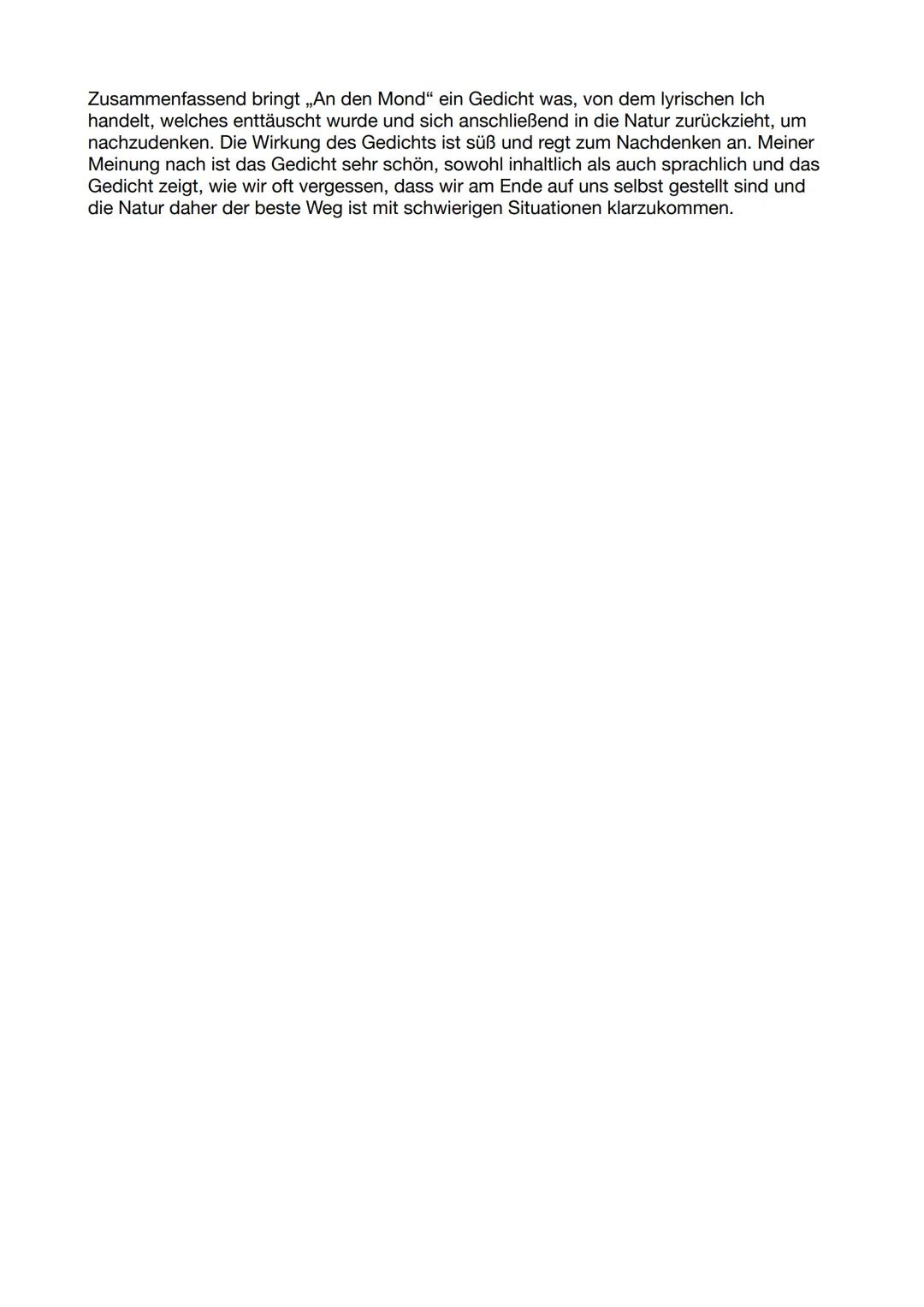 GEDICHTSANALYSE
1. Einleitung:
-Tatte-Satz
-Literarischer Hintergrund oder erster Eindruck,
-Deutungshypothese
2. Hauptteil
-Aspektorientier