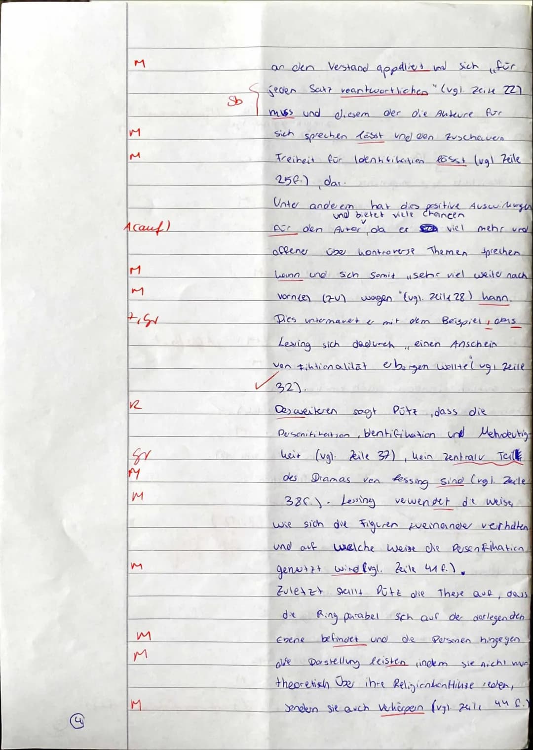 2. Klausur
De vorliegende Sachtext, ein Auszug aus
1. Die Leistung der
Form "Lessings Dramen "
vefasst
Peter Pütz und ve öffentlicht.
De
ven