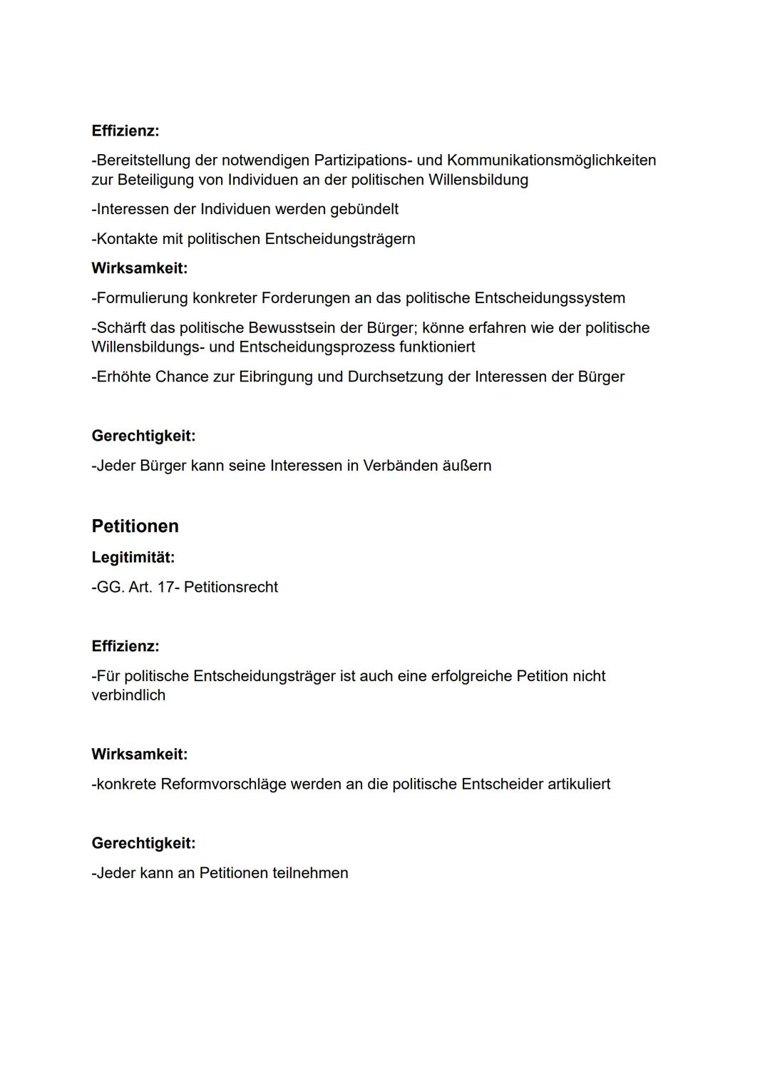 Q1- Politische Partizipation zwischen Anspruch und Wirklichkeit
Funktionen von Partizipation:
Artikulation
-Freie Meinungsäußerung
-Alle Bür
