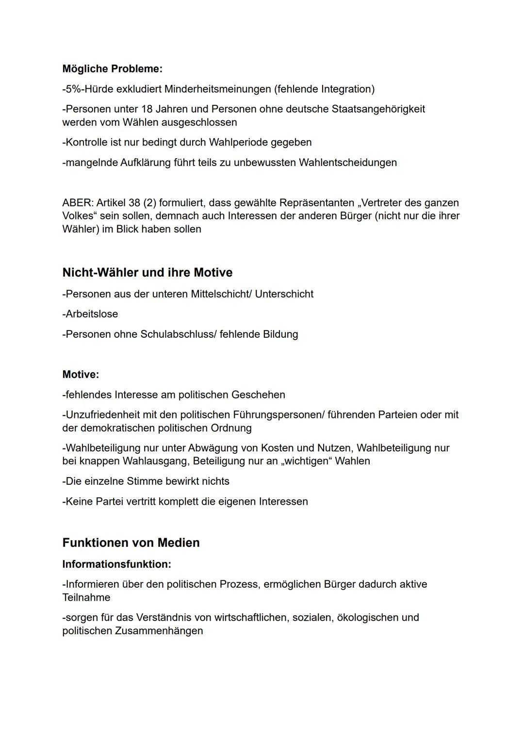 Q1- Politische Partizipation zwischen Anspruch und Wirklichkeit
Funktionen von Partizipation:
Artikulation
-Freie Meinungsäußerung
-Alle Bür
