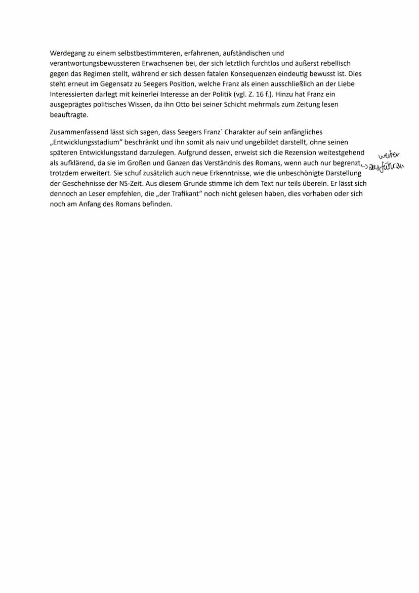 Deutsch GK Q2
sprache.
crestaltung.
wertende Alessagen
Themen
Inhaltsangabe
Aufgabenstellung:
Erörtern Sie die vorliegende Rezension ,,Eine 