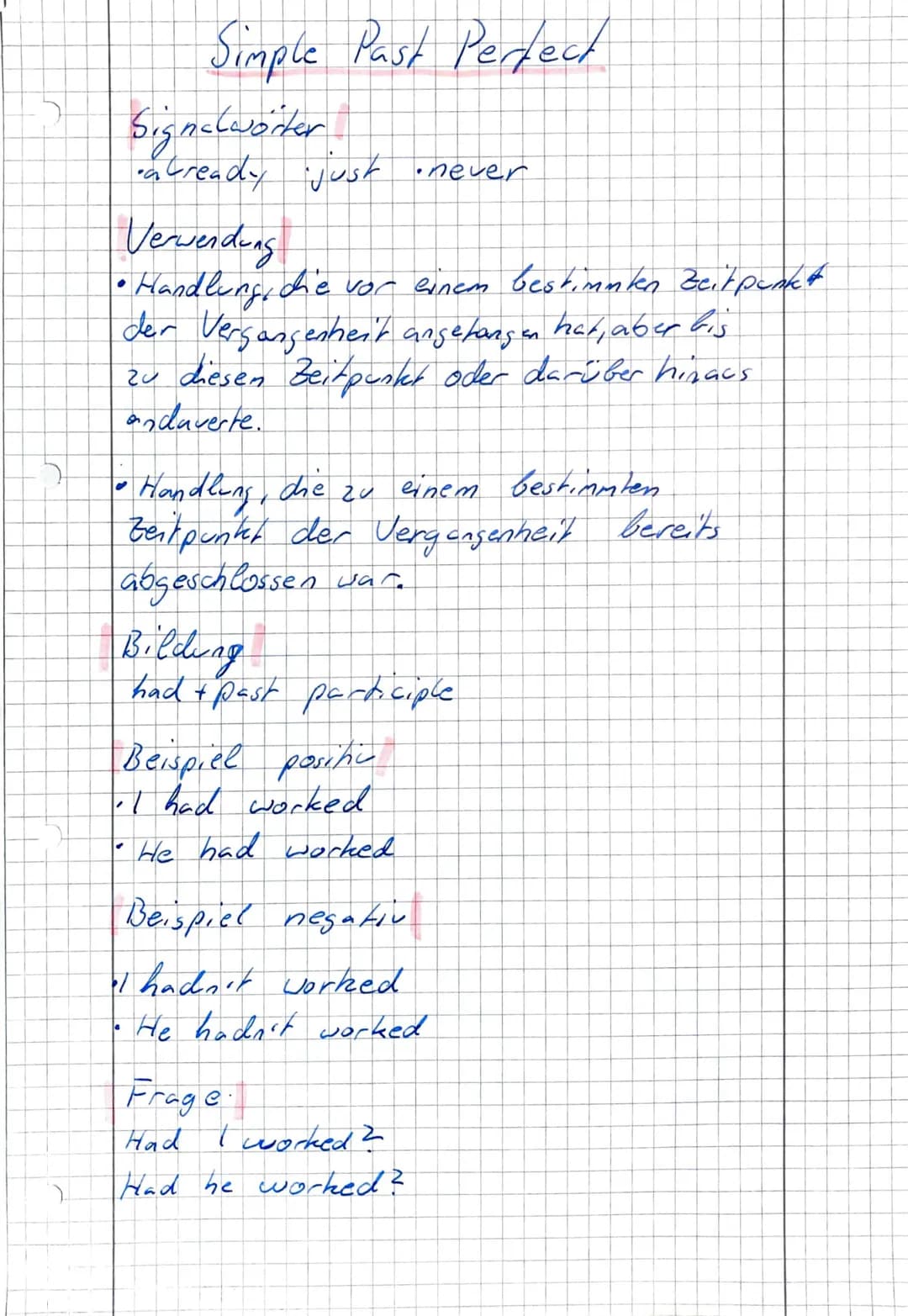 Simple Present
Signalwörter
• every day •sometimes •always • often.
• seldom • never ofirst ... then
• usually
Verwendung
• regelmäßig wiede