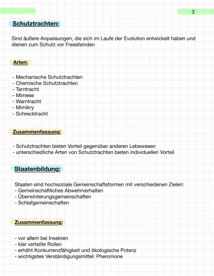  Biologie - Ökologie
Wichtige Definitionen:
Biozönose: Gesamtheit aller in einem geographisch abgegrenzten Raum
vorkommende Organismen = Leb