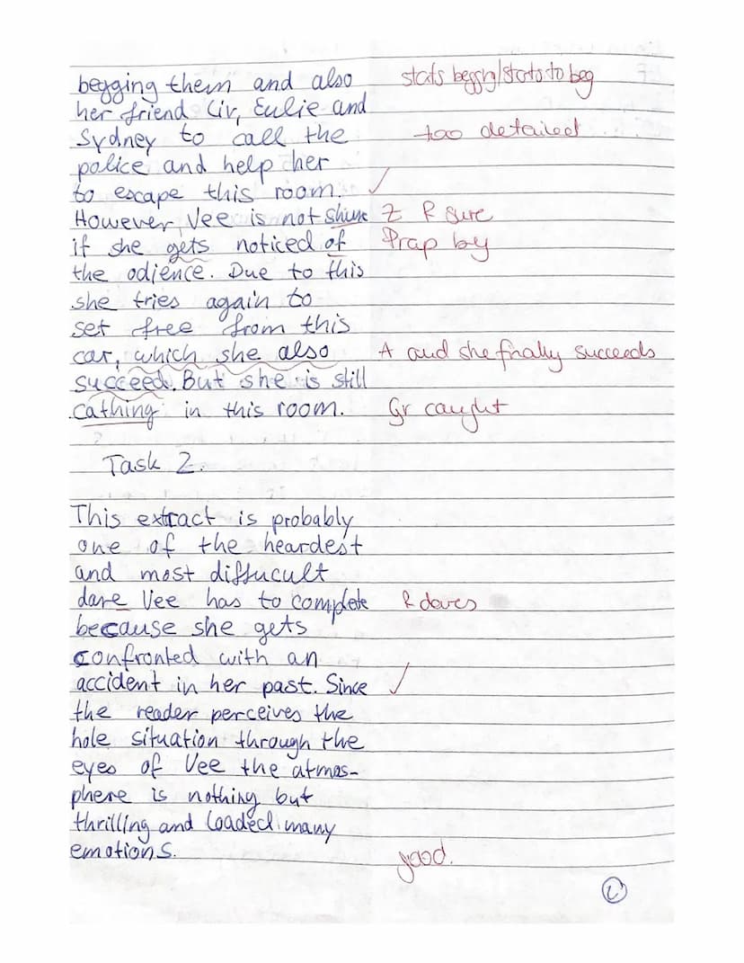 2. Klausur
15.12.2020
A is
551711
not relevant
for a summary
R another
not the best connective
the given extract of the
The novel "Nerve", w