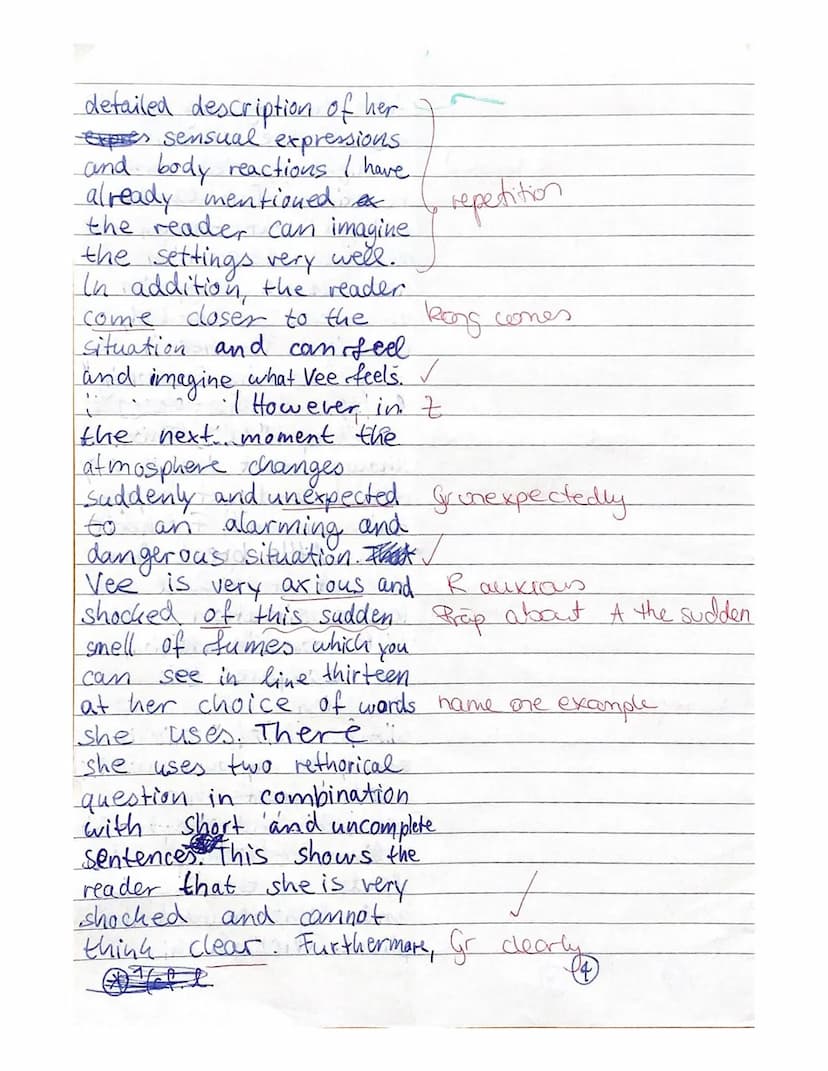2. Klausur
15.12.2020
A is
551711
not relevant
for a summary
R another
not the best connective
the given extract of the
The novel "Nerve", w