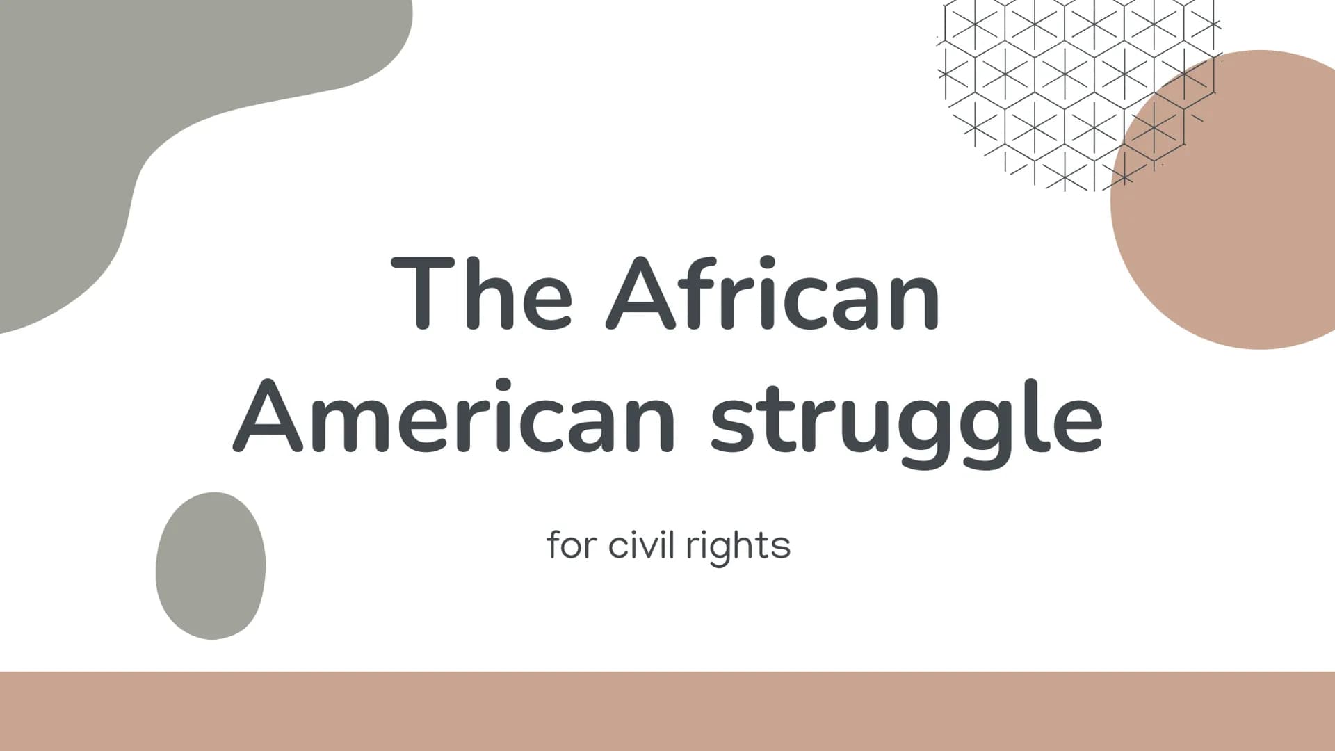 The African
American struggle
for civil rights Ol slavery
history and
consequences
02 Civil War
Table of contents
and the Civil Rights
Movem