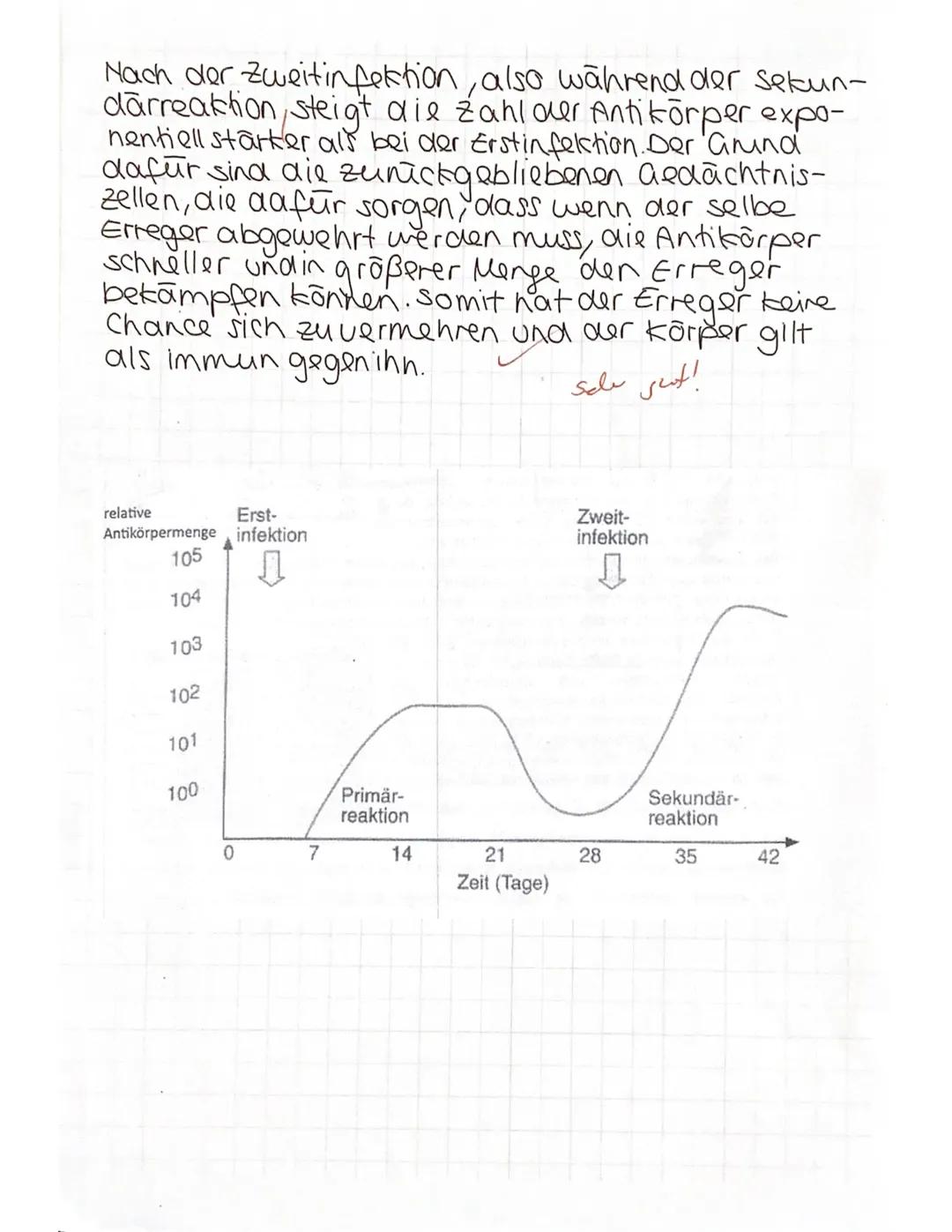 Biologie 04. 02.2023

Rand!
lches liel

Das erste Kuruendiagramm in M3, Unspezifische und
spezifische Abwehr im Überblick" beschreibt die re
