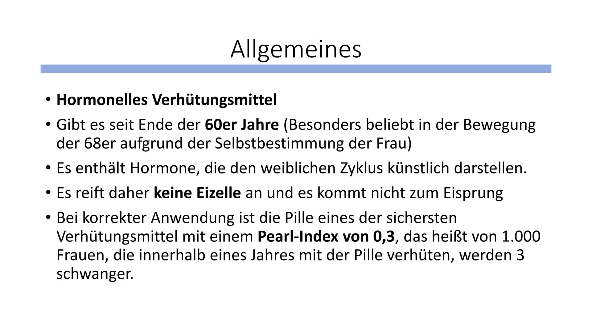 Antibabypille
Name / Klasse / Fach / Datum
Do
Mo
So Allgemeines
• Hormonelles Verhütungsmittel
Gibt es seit Ende der 60er Jahre (Besonders b