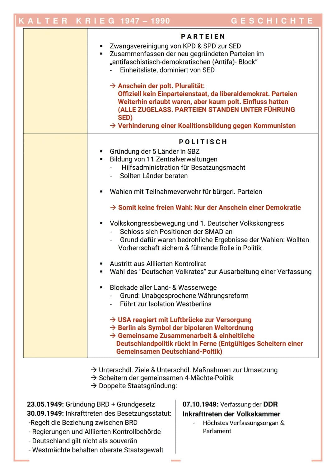 KALTER KRIEG 1947 - 1990
■
AUSBRUCH DES KRIEGES
,,USA als zum Imperialismus geneigte Macht, die mit Politik der offenen Tür die
kriegsgeschw