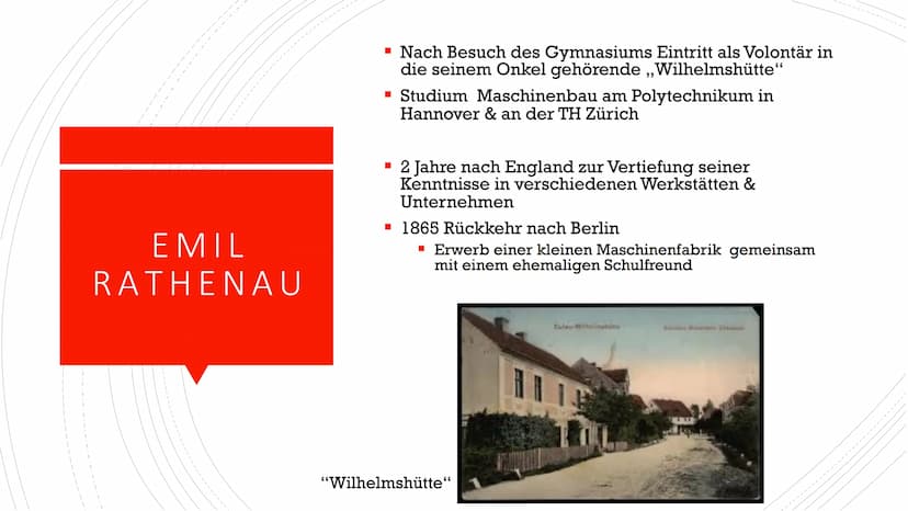 DIE GESCHICHTE DER
AEG
2121212 AGENDA
1. Emil Rathenau – Gründer der AEG
2. Geschichte der AEG
1. Erste bedeutende Produkte
2. Verlauf & Nie