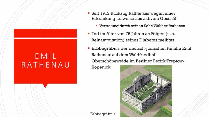 DIE GESCHICHTE DER
AEG
2121212 AGENDA
1. Emil Rathenau – Gründer der AEG
2. Geschichte der AEG
1. Erste bedeutende Produkte
2. Verlauf & Nie
