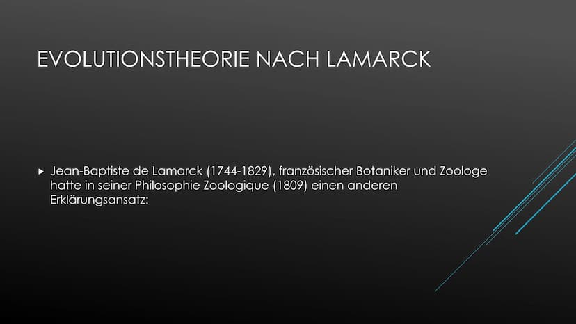 EVOLUTIONSTHEORIE
DARWIN VS LAMARCK
Biologie Oberstufe Darwin vs. Lamarck
Charles Robert Darwin (1809-1882), britischer Biologe und Naturfor