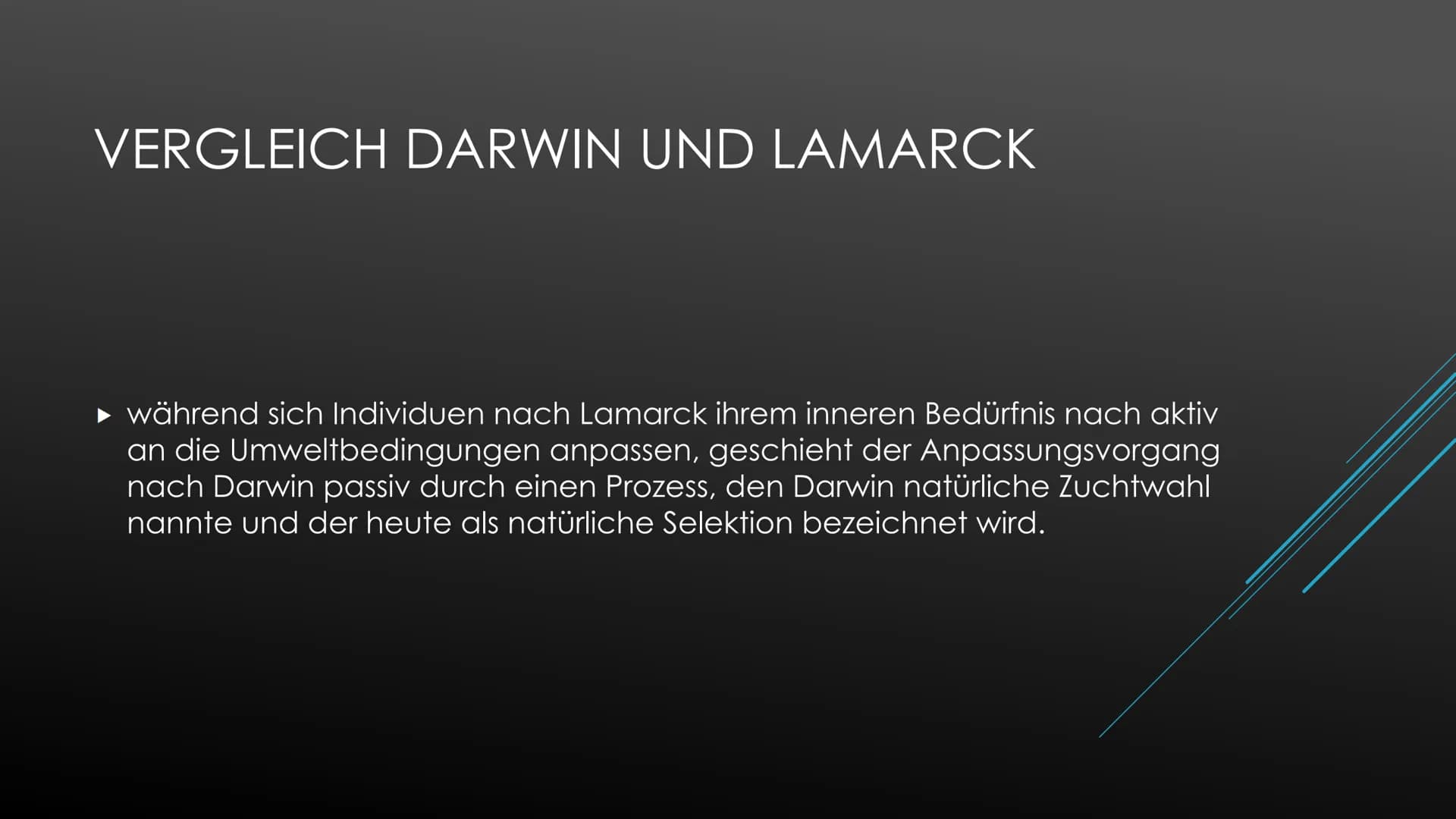 EVOLUTIONSTHEORIE
DARWIN VS LAMARCK
Biologie Oberstufe Darwin vs. Lamarck
Charles Robert Darwin (1809-1882), britischer Biologe und Naturfor