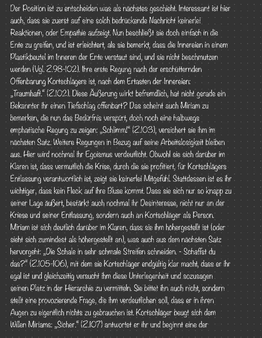 Gesprächsanalyse und Zusammenfassung 