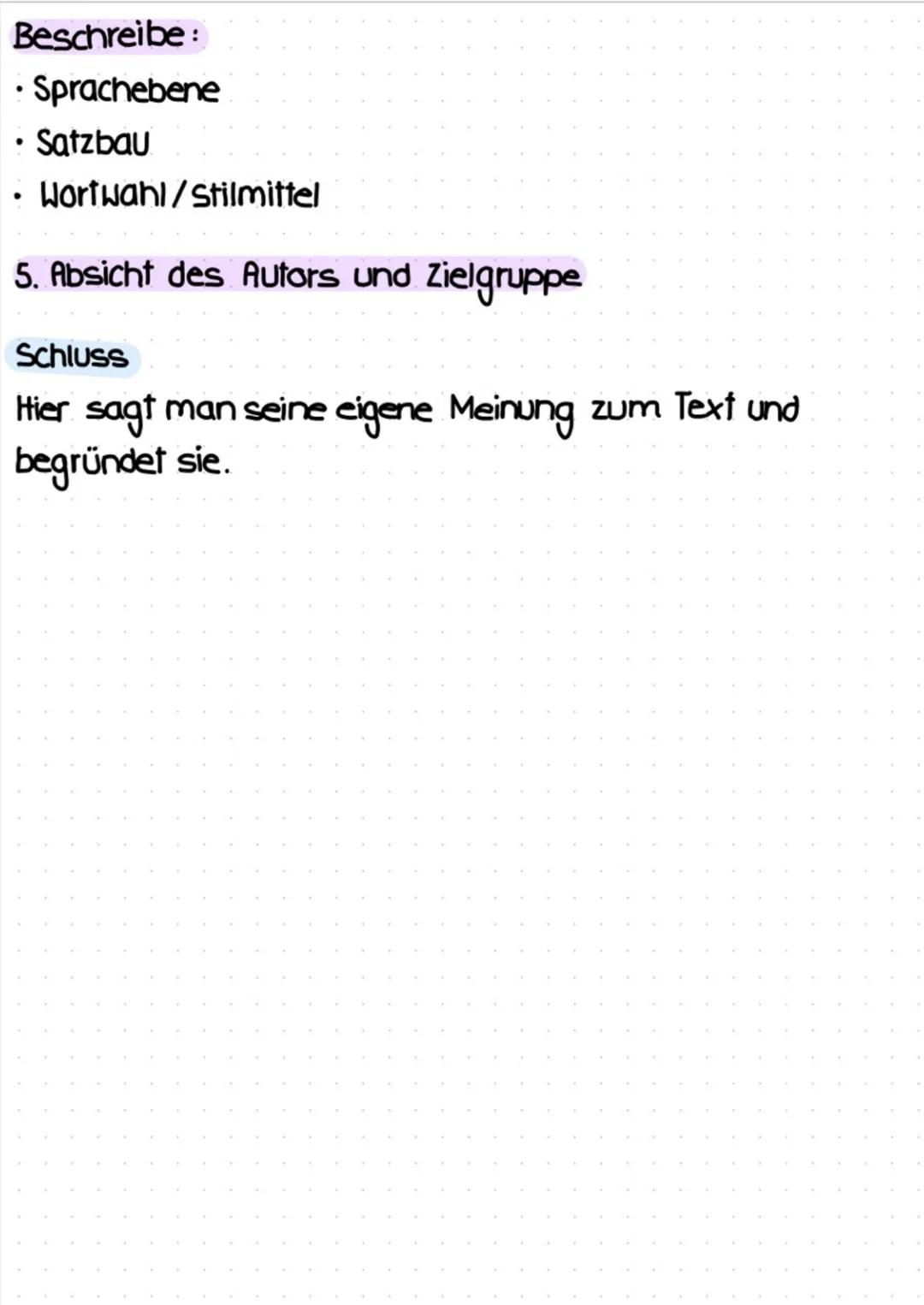 # Textigebundeneraufsatz

Bestandteile

Einleitung
Beinhaltet:
* Autor
* Textsorte
* Veröff: - Datum
* Quelle
* Titel
* Kensatz

Hauptteil

