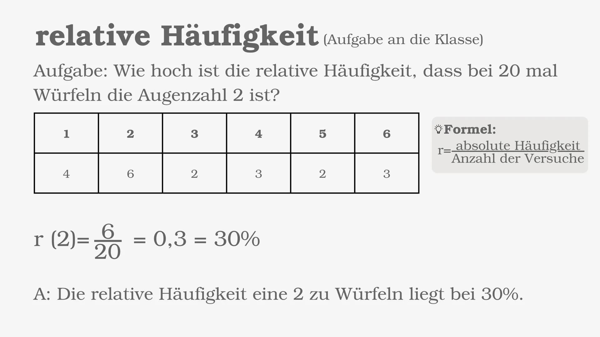Stochastik
e Inhaltsverzeichnis
• Grundbegriffe der Stochastik
• absolute Häufigkeit
• relative Häufigkeit
• einstufiges & mehrstufiges Zufa