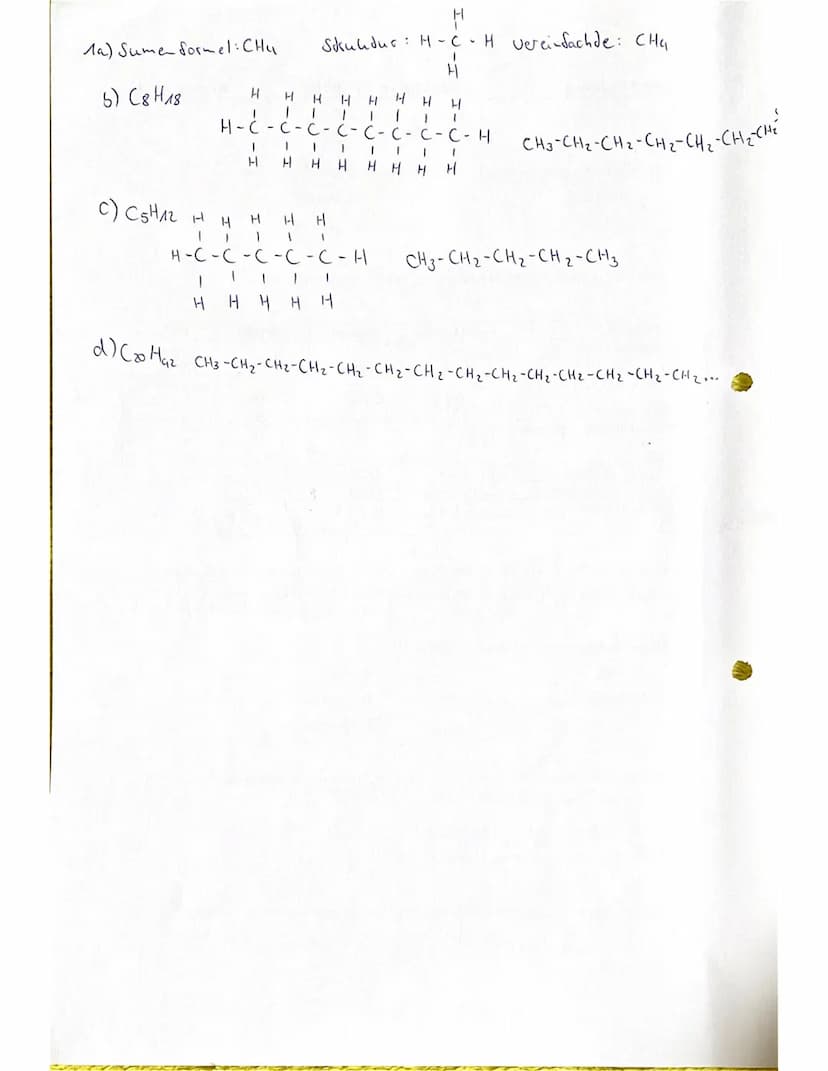 B Schülerexperiment
,,Brennbarkeit der Alkane"
Aufgabe:
Untersuche Methan, Pentan, Octan und Eicosan auf ihre Brennbarkeit!
Klassenstufe B
V