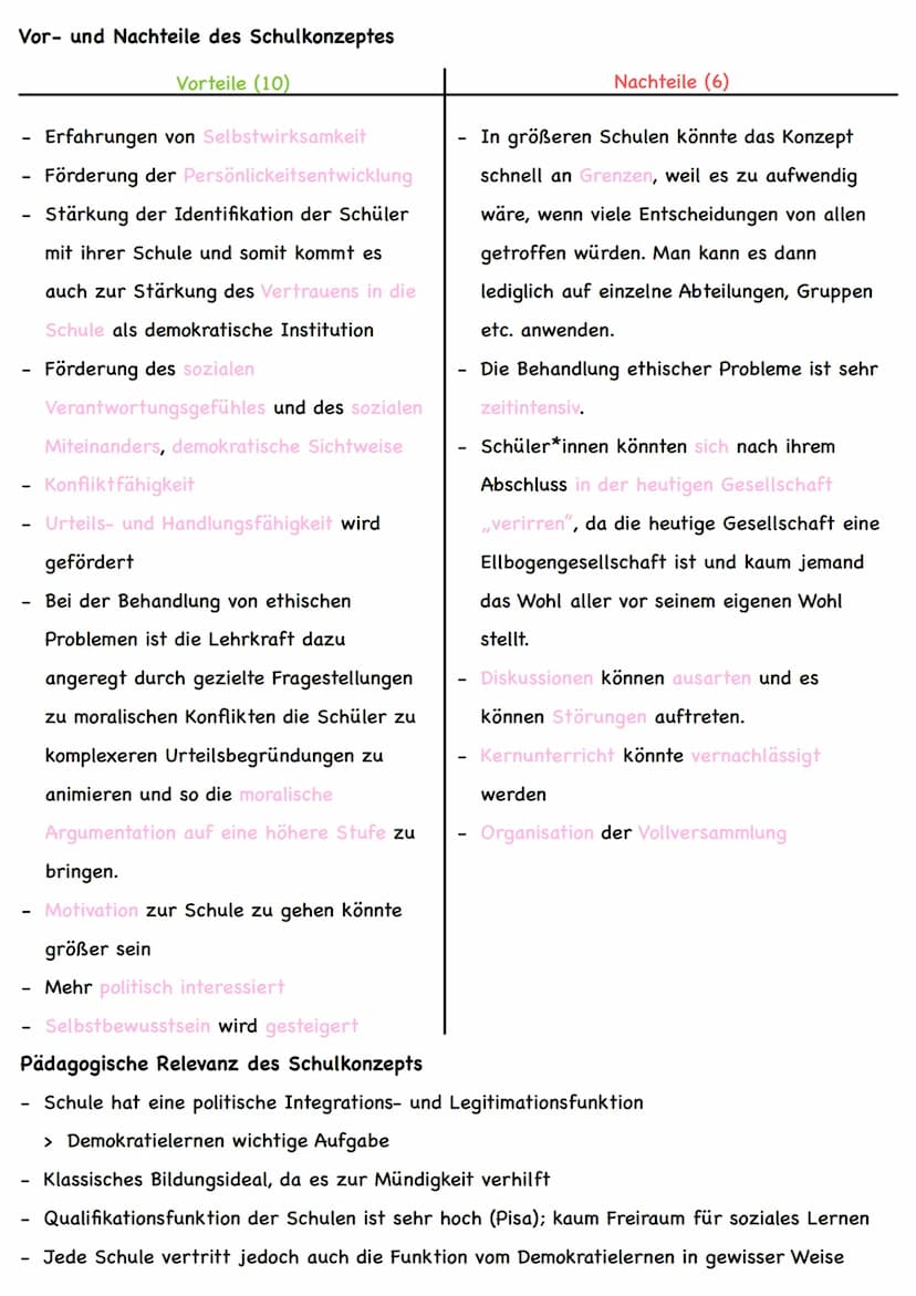 Moralische Erziehung nach Kohlberg
Kerngedanken
- Kohlbergs Studien zur Entwicklung der moralischen Urteilskompetenz bauen auf Piagets
Forsc
