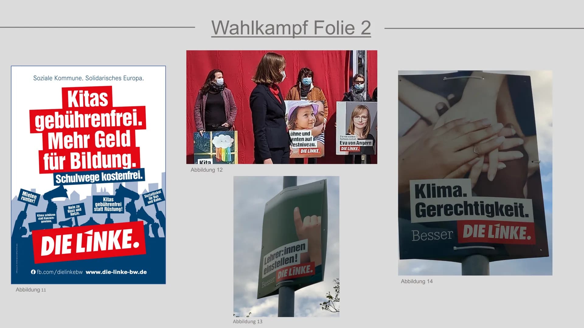DIE LINKE.
COTONE
Präsentation von Sarah Grabow
Klasse 9a Folie 1: Deckblatt
• Folie 2: Gliederung
Folie 3: Ideologie
Folie 4: historische E