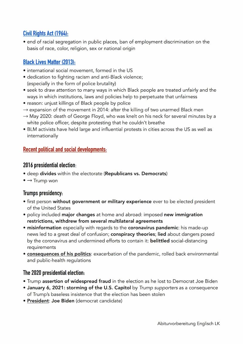 Q1.1 The USA-the formation of a nation
Development and principles of American democracy and the Constitution
• Definition of democracy: "Gov