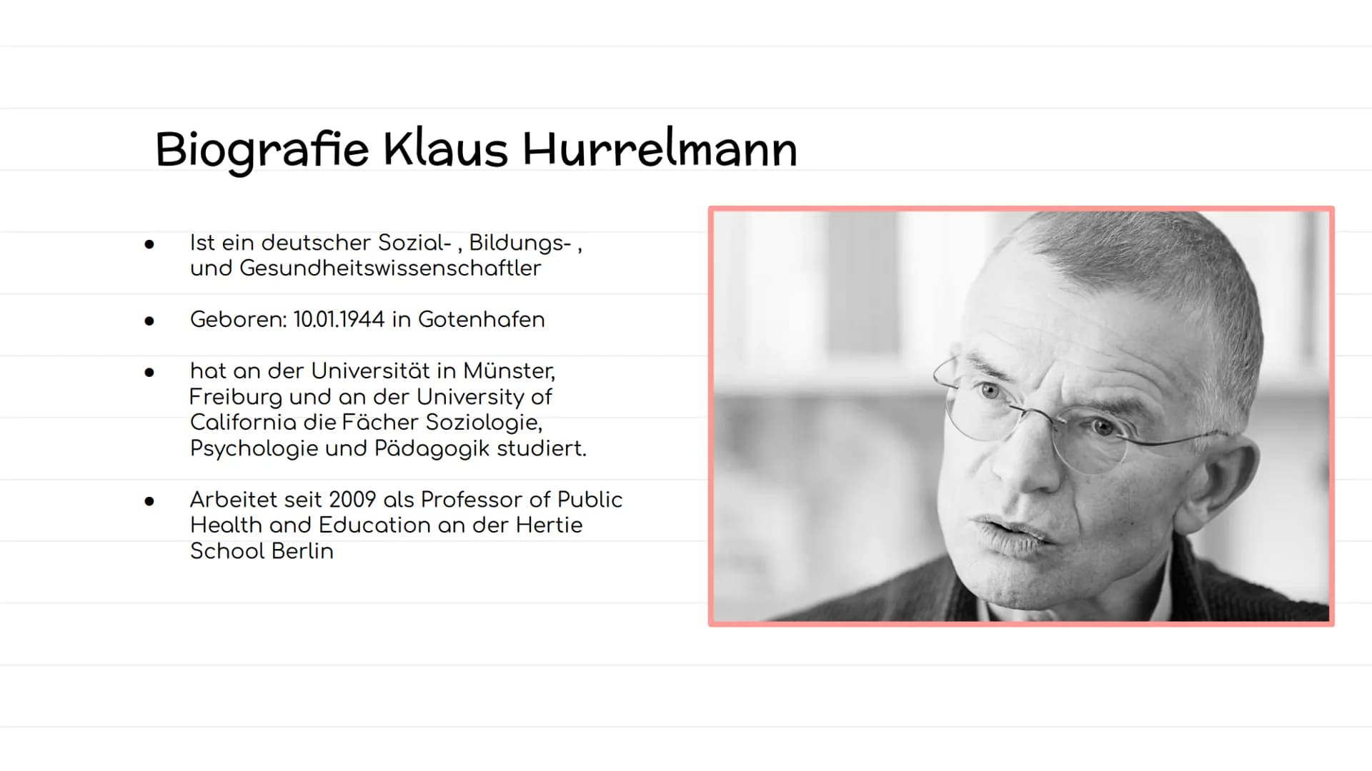 0))
B
P
C
FJ
Das Modell der produktiven
Realitätsverarbeitung
nach Klaus Hurrelmann
"
Eine Präsentation von Leni und Hira
11
))
G
JI
A 01
(
