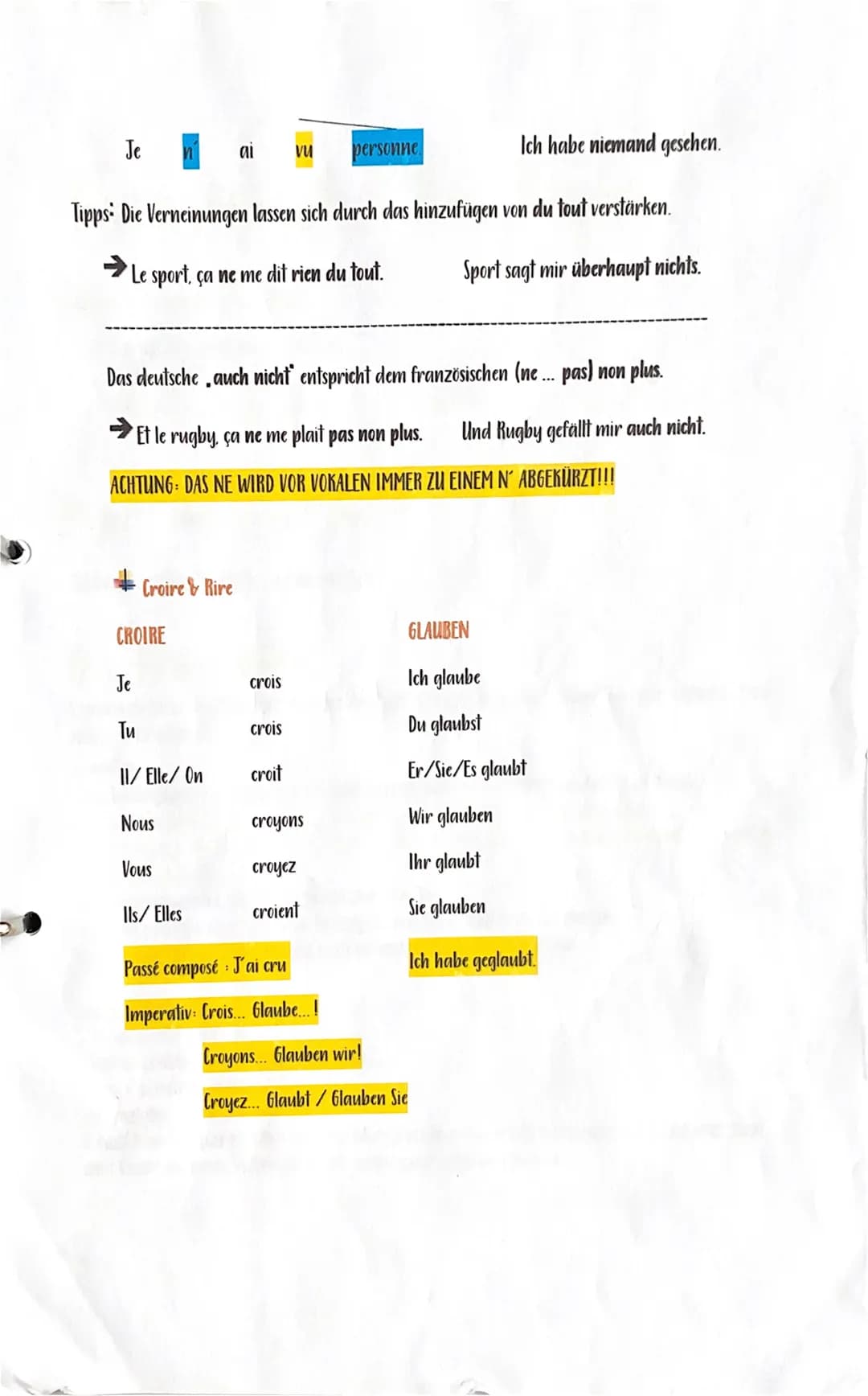 Checkboger Frangesicharbeut Nr. 1 (Klasse 8)
Exprimer son opinion, aider un(e) ami(e)/consoler-le/la, donner un conseil
(Jemandem seine Mein