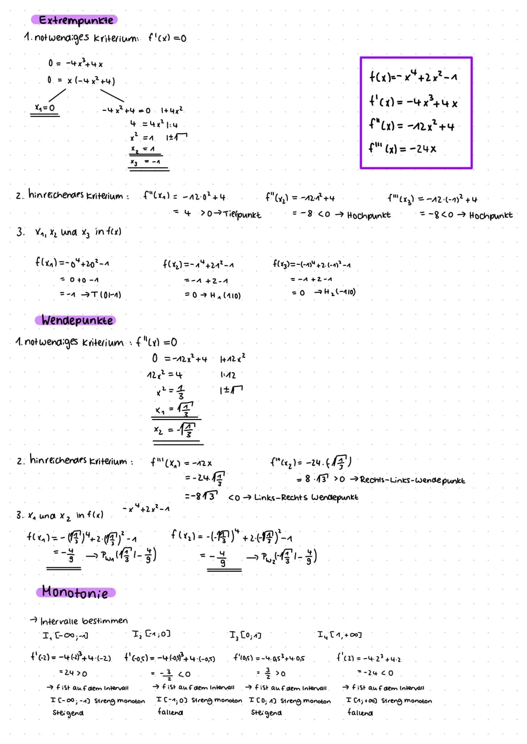 Kurven diskussion
Untersuchung eines Graphen einer Funktion auf seine geometrischen Eigenschaften
AY
i f'(x)
f(x)
Schnittpunkt
mit dery-Achs