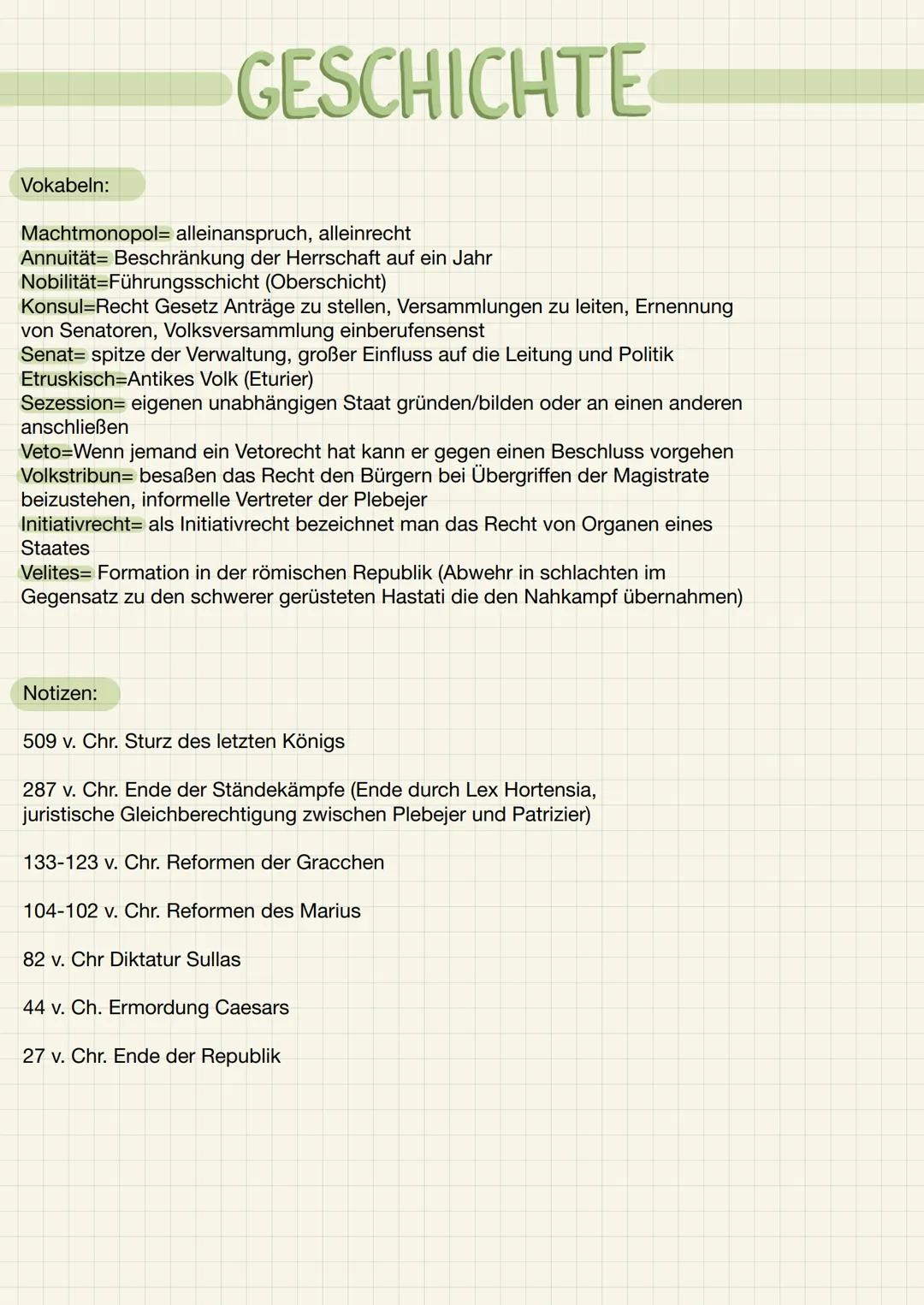 Die Situation der Plebejer nach den Ständekämpfen:
-waren zwar relevant aber immer noch nicht so relevant und Angesehen wie die
Patrizier
GE