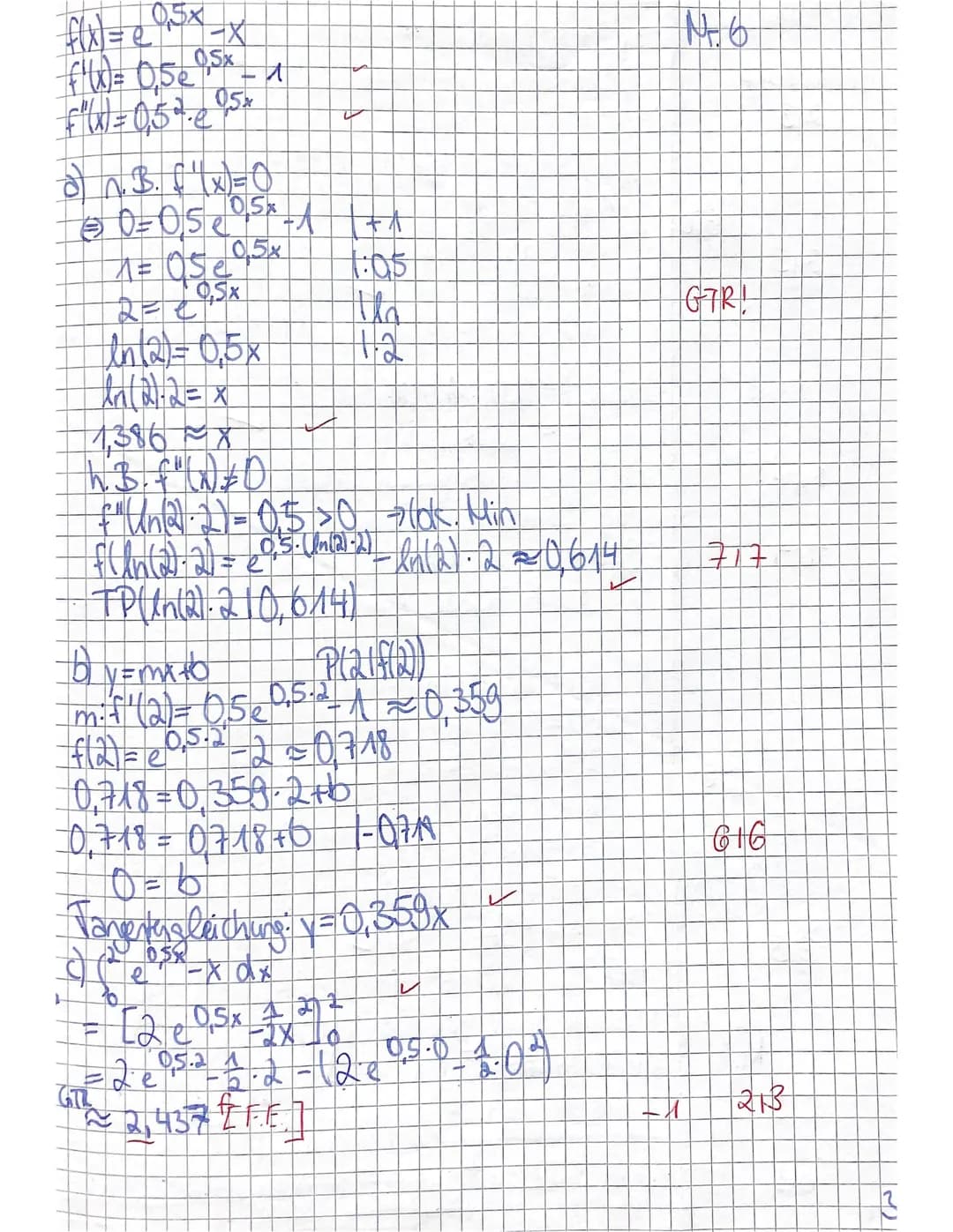 Mathe Q1
Checkliste:
3. Klausur
Name:
Prüfungsteil 1: ohne GTR, ohne Formelsammlung (max. 30 min.)
Lass bitte überall etwa 6cm Rand frei (1/