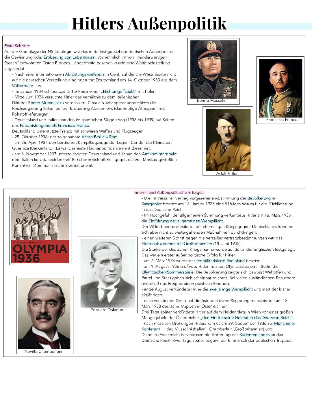 Hitlers Außenpolitik 
