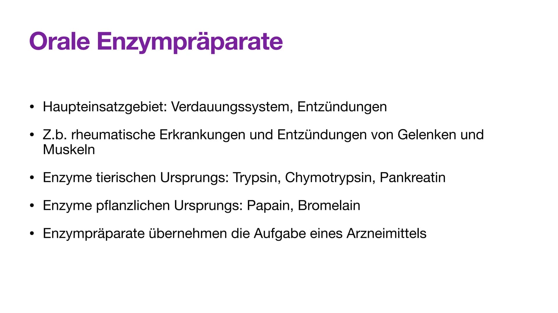 Enzyme im Alltag Inhaltsverzeichnis
• Funktion von Enzymen
●
Enzyme im Alltag und Industrie
Enzyme in der Medizin
Gewinnung
• Vorteile und N