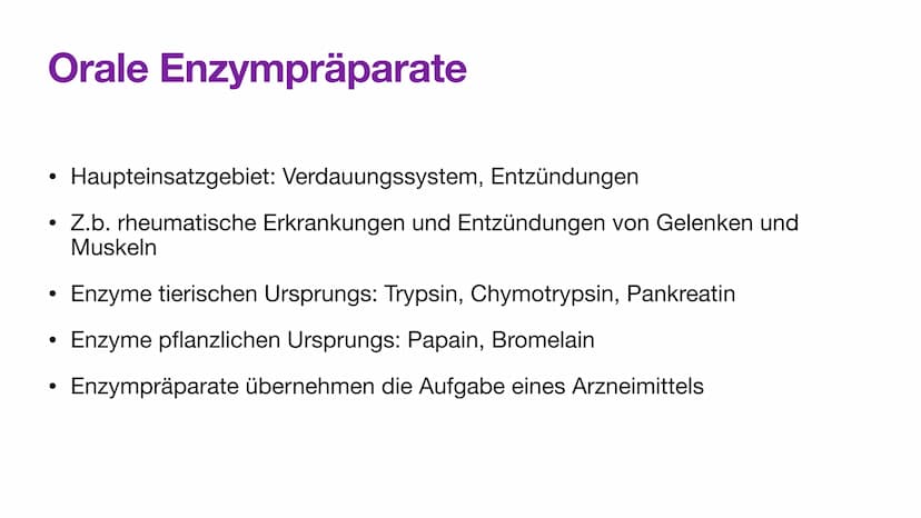 Enzyme im Alltag Inhaltsverzeichnis
• Funktion von Enzymen
●
Enzyme im Alltag und Industrie
Enzyme in der Medizin
Gewinnung
• Vorteile und N