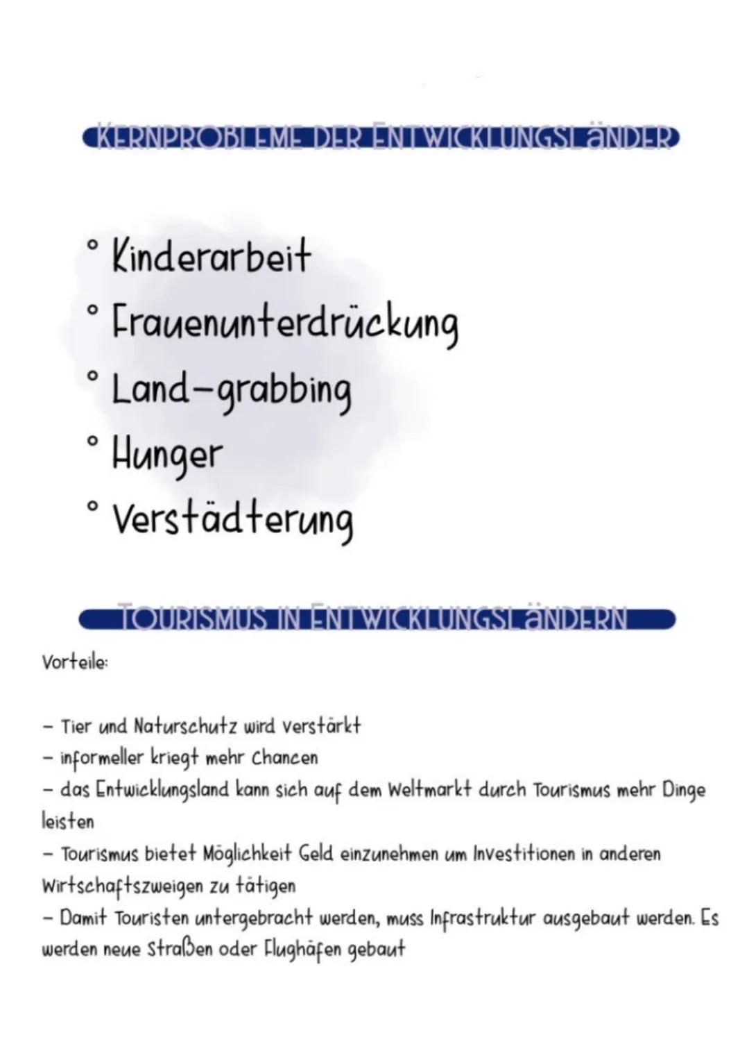 # Entwicklungsländer

ENTWICKLUNGSLAND
Als Entwicklungsland wird ein
Land bezeichnet, bei dem
die Mehrzahl seiner
Bewohner hinsichtlich der
