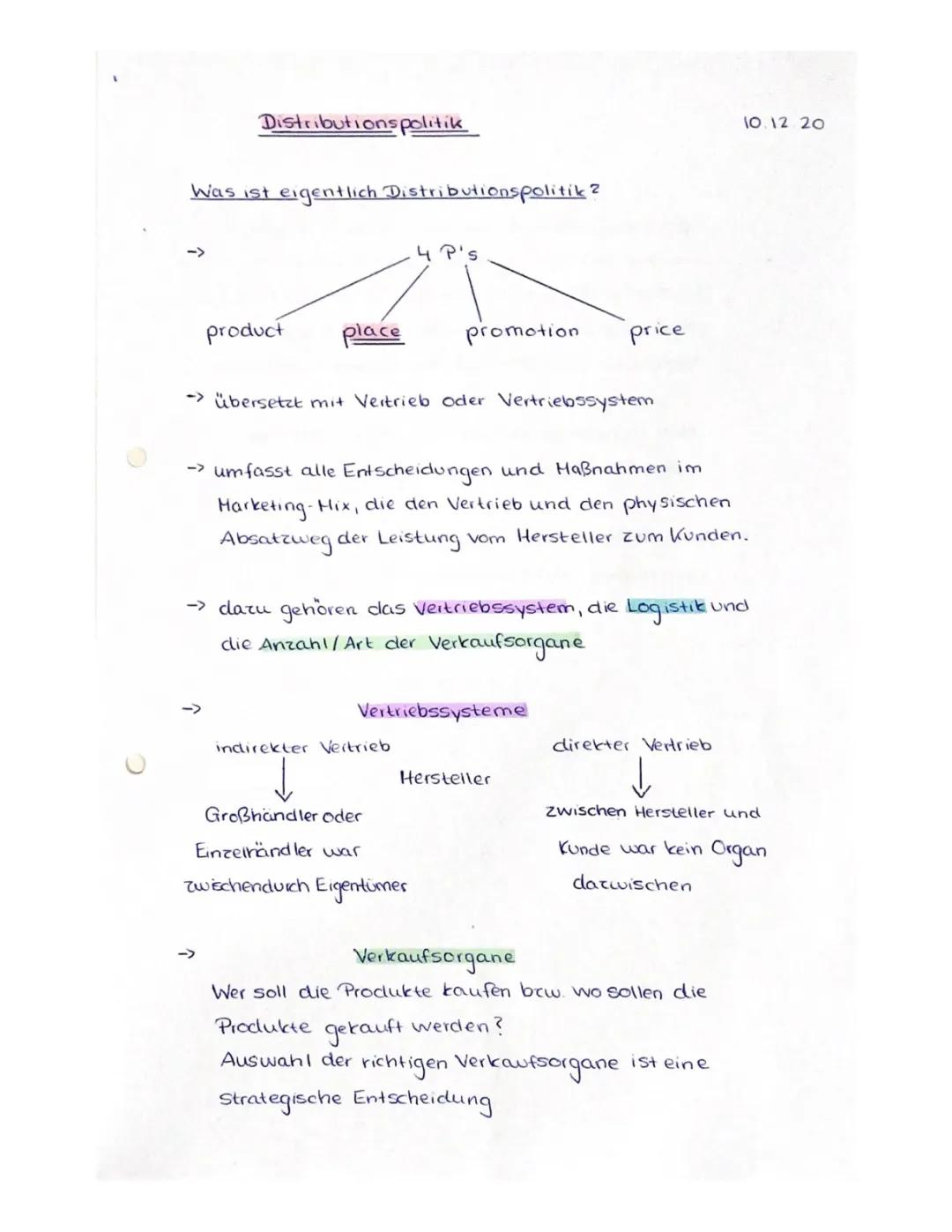 Vertriebsstrategie und Vertriebsorganisation Beispiele für Kids