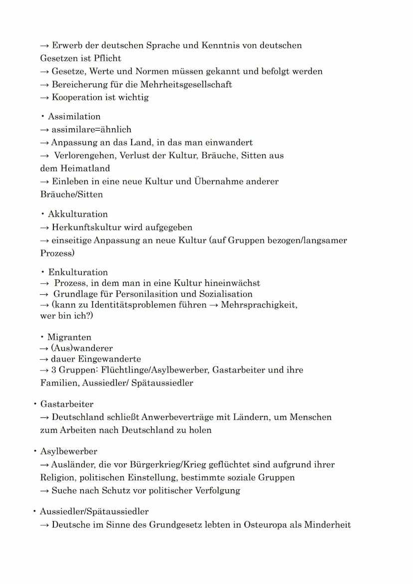 Ziel
Interkulturelle Erziehung und Bildung - Nieke
Zusammenleben von Menschen unterschiedlicher Herkunft → Erziehung und
Bildung muss die We