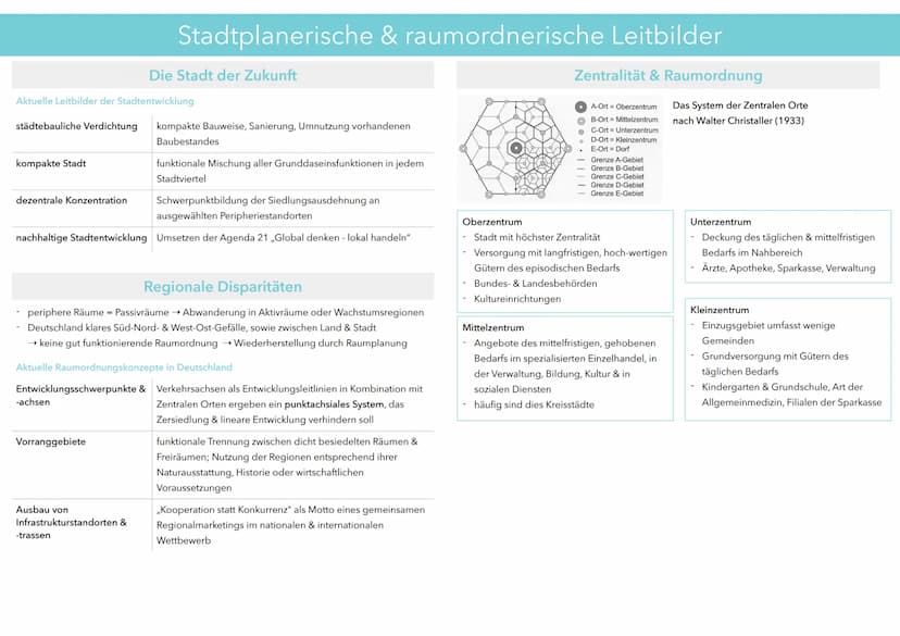 Merkmale des geographischen Stadtbegriffs
funktionale Merkmale
- zentral
- hohe Verkehrswertigkeit
hohe Arbeitsplatzdichte/
Einpendlerübersc