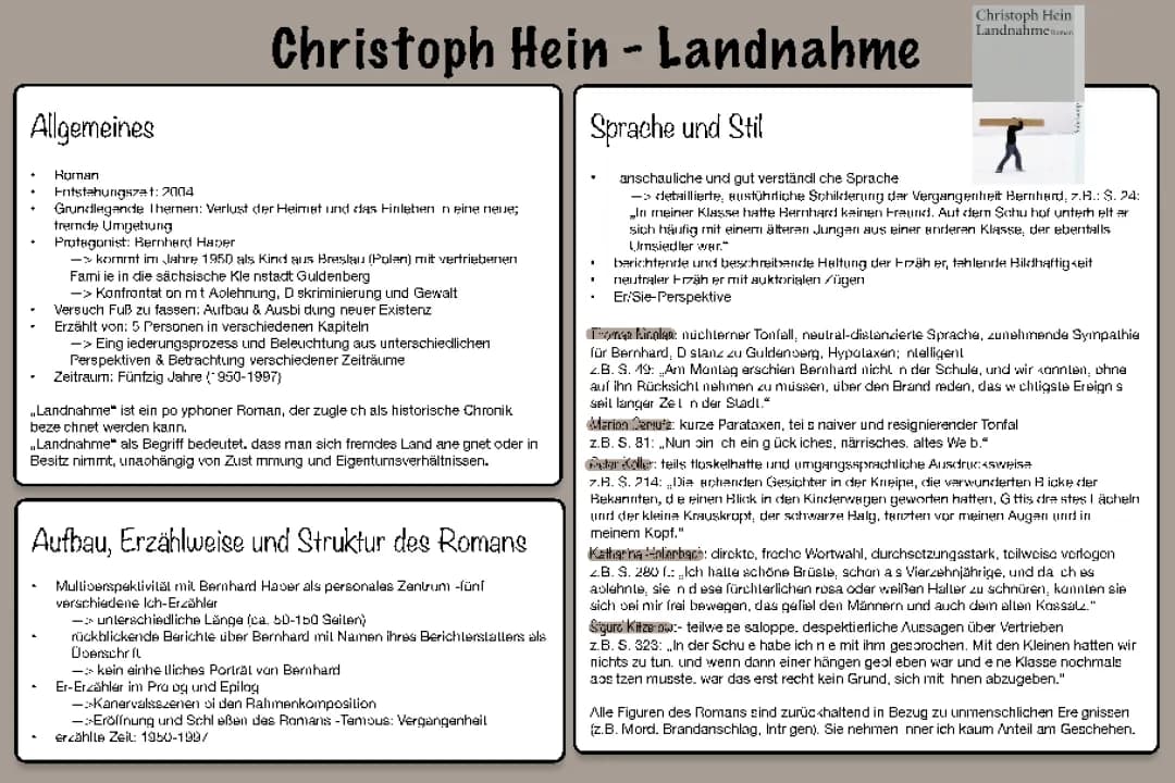 Medea und Landnahme: Einfache Zusammenfassungen und Interpretationen