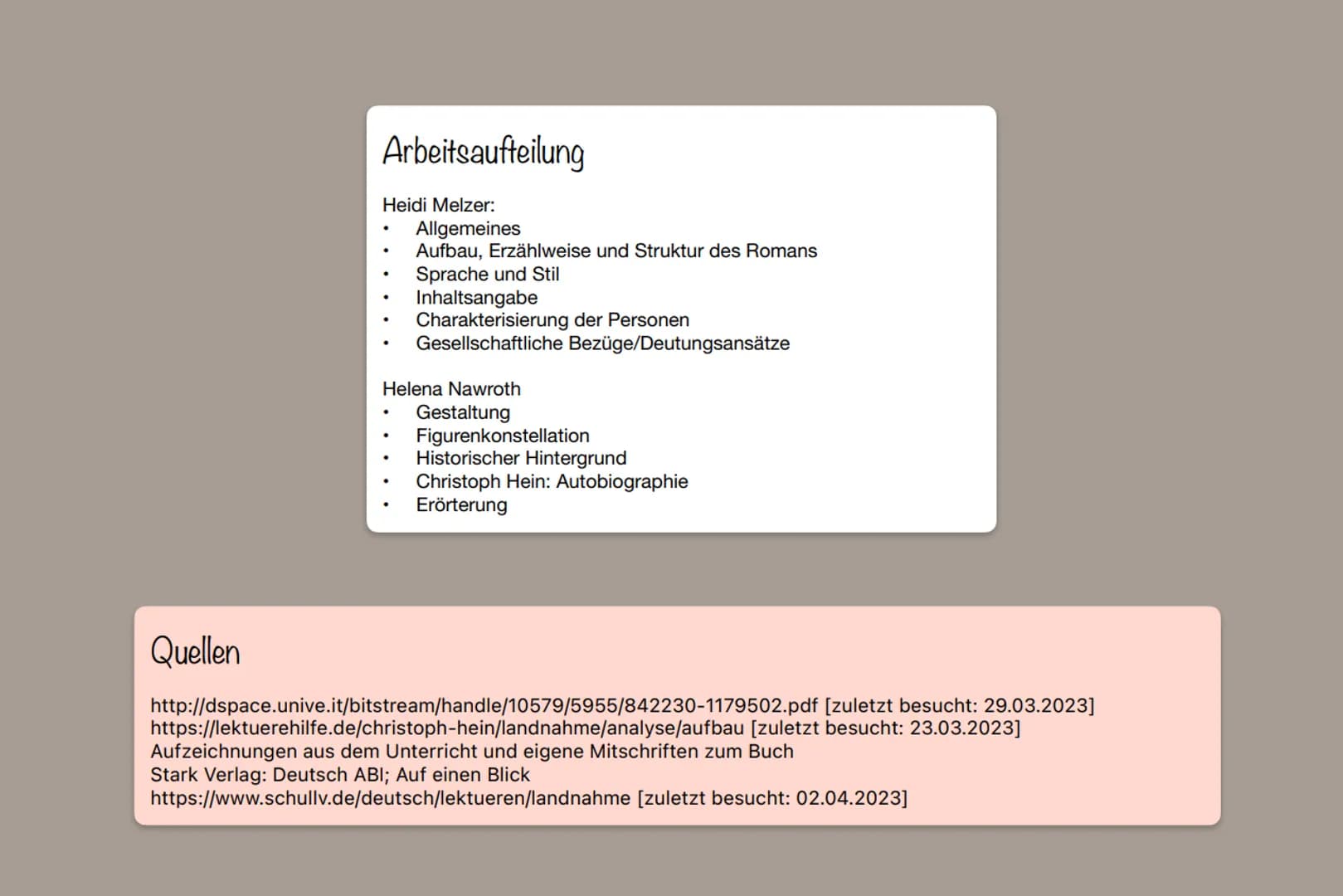 Allgemeines
.
.
Christoph Hein - Landnahme
Sprache und Stil
Roman
Entstehungszeit: 2004
Grundlegende Themen: Verlust der Heimat und das Einl