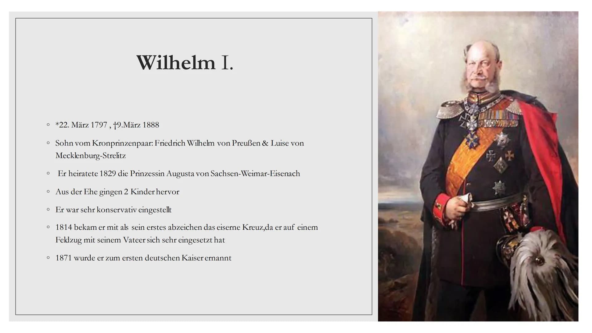 DEUTSCH-
FRANZÖSISCHER KRIEG allgemeines
O
Juli 1870-Mai 1871
o Konflikt zwischen Frankreich und dem Norddeutschen
Bund
o Grund: Otto von Bi