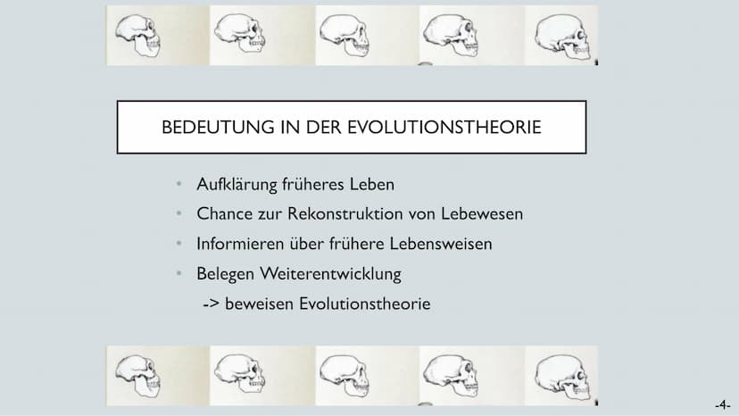 FOSSILIEN
20.01.22
Chantal Rehmet & Ylva Liese Was sind
Fossilien?
Altersbestim-
mung
GLIEDERUNG
Charles Darwin
Unterscheidung
Evolutions-
t