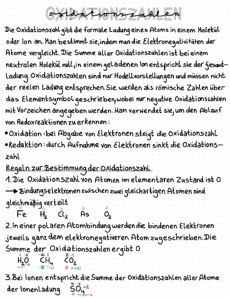 Know Oxidationszahlen  thumbnail