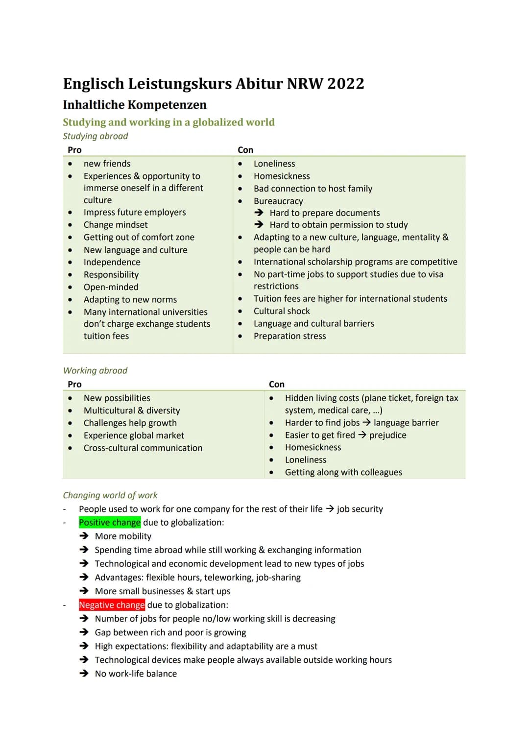 Your Guide to Englisch Abitur 2022-2024 in NRW and Studying Abroad